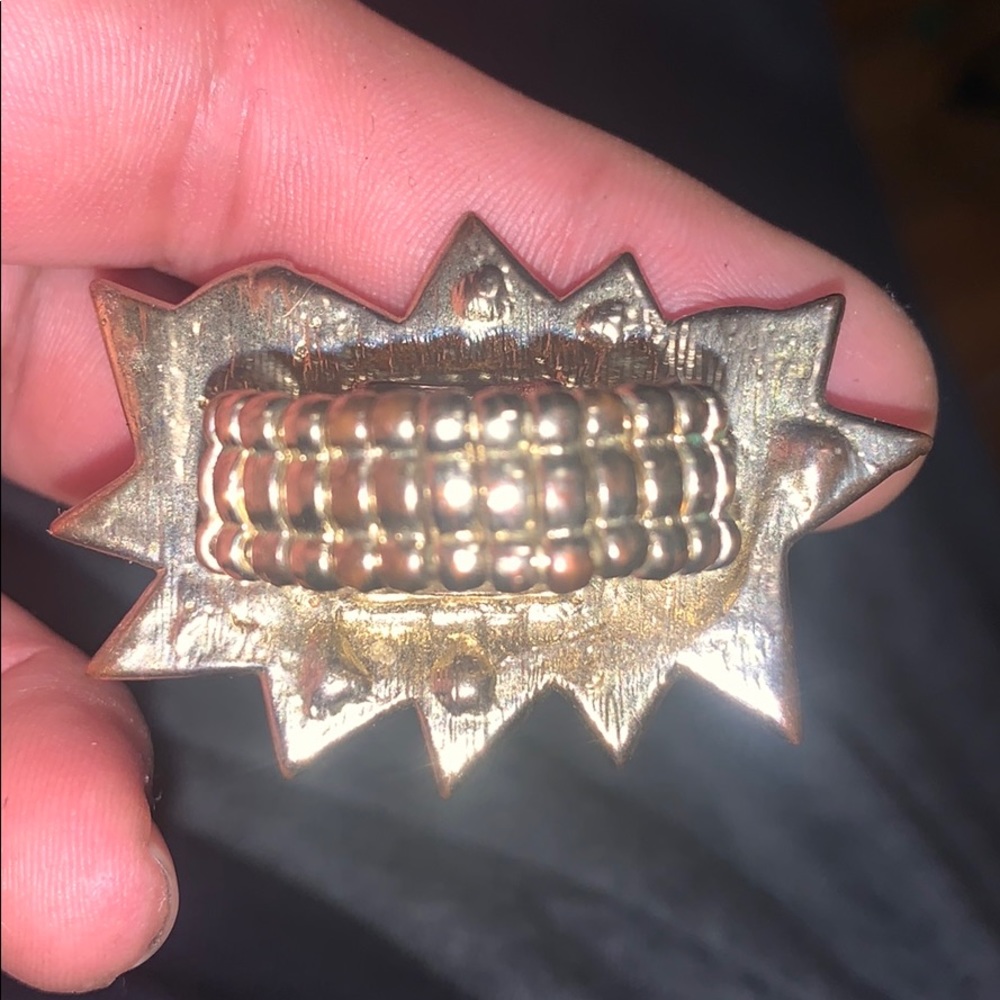 POW RING NOT REAL GOLD - Picture 2 of 3